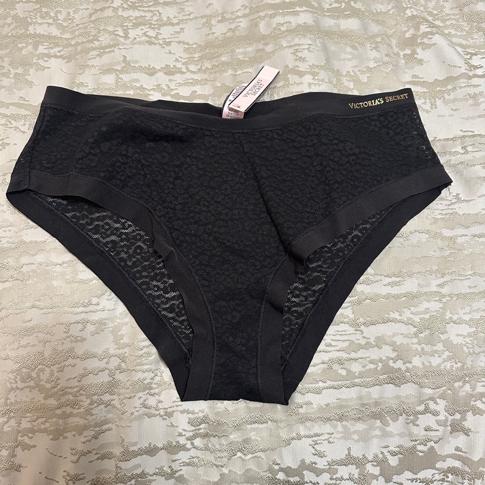 Victoria's Secret Black Mesh Hipster